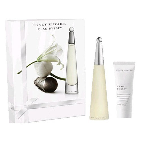 Issey Miyake L'Eau D'Issey dovanų rinkinys 100 ml EDT ir Kūno Drėkiklis L'Eau D'Issey 75 ml