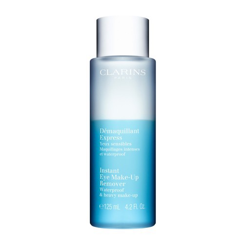„Clarins Instant Eye Make-Up Remover“ – dviejų fazių akių makiažo valiklis.