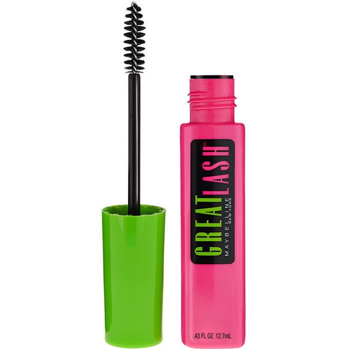 Maybelline Great Lash Blackest Black blakstienų tušas 12,5 ml