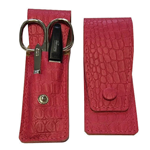 DuKaS Travel manikiūro rinkinys rožinis trijų dalių PL892