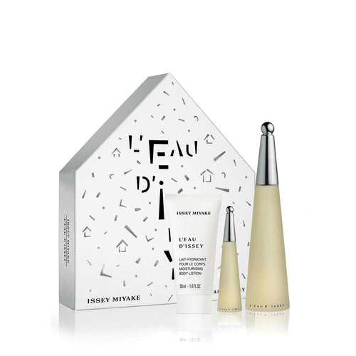 Issey Miyake L'Eau D'Issey dovanų rinkinys EDT 100 ml, kūno losjonas L'Eau D'Issey 50 ml ir mini L'Eau D'Issey EDT 10 ml