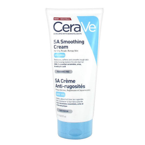 CeraVe SA Smoothing Cream – drėkinamasis minkštinamasis kremas sausai ir labai sausai odai