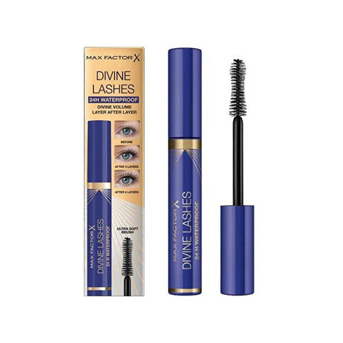 Max Factor blakstienų tušas Divine Lashes 24H Waterproof – vireniui atsparus tūrinis tušas 9 ml