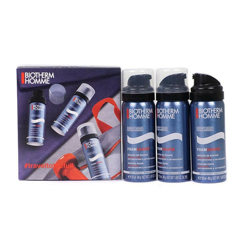 BIOTHERM Shave Power Trio Set 3 x 50 ml (sensitive skin) - Shaving foam Dovanų Rinkinys