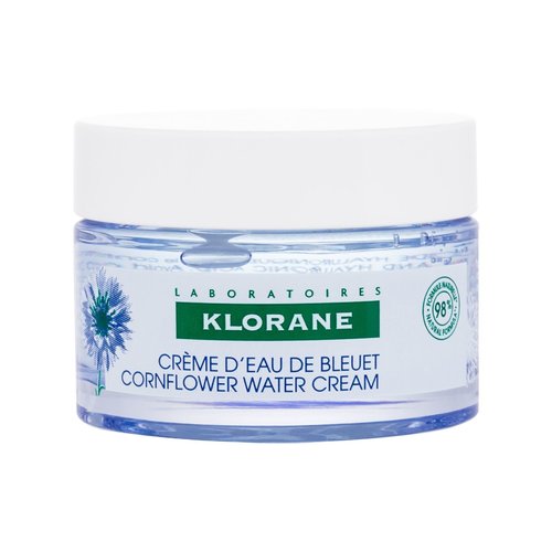 Klorane Cornflower Water Cream Face Gel - Drėkinamasis veido gelis