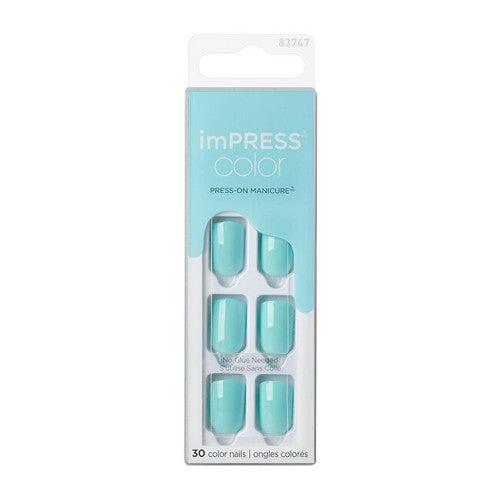 Kiss My Face ImPRESS Color Mint To Be Nails ( 30 vnt )