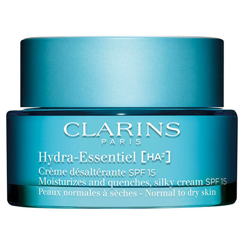Clarins Hydra Essentiel drėkina ir numalšina šilkinį kremą SPF 15 (normali ir sausa oda)