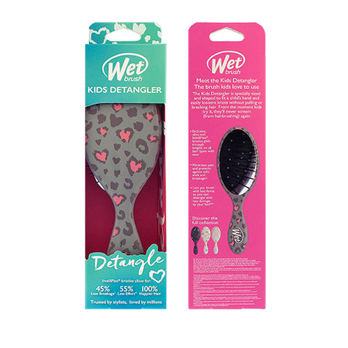 Vaikams skirtas šlapias šepetys „Leopard“ iššukavimo šepečiui