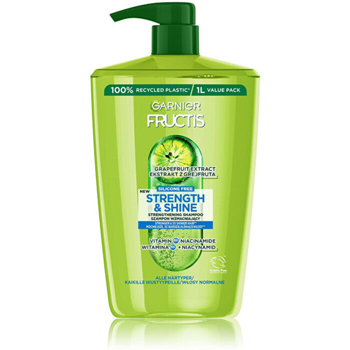GARNIER „Fructis Strength & Shine“ stiprinamasis šampūnas