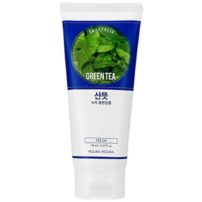 Holika Holika Daily Fresh Green Tea Cleansing Foam - valomosios putos probleminei odai