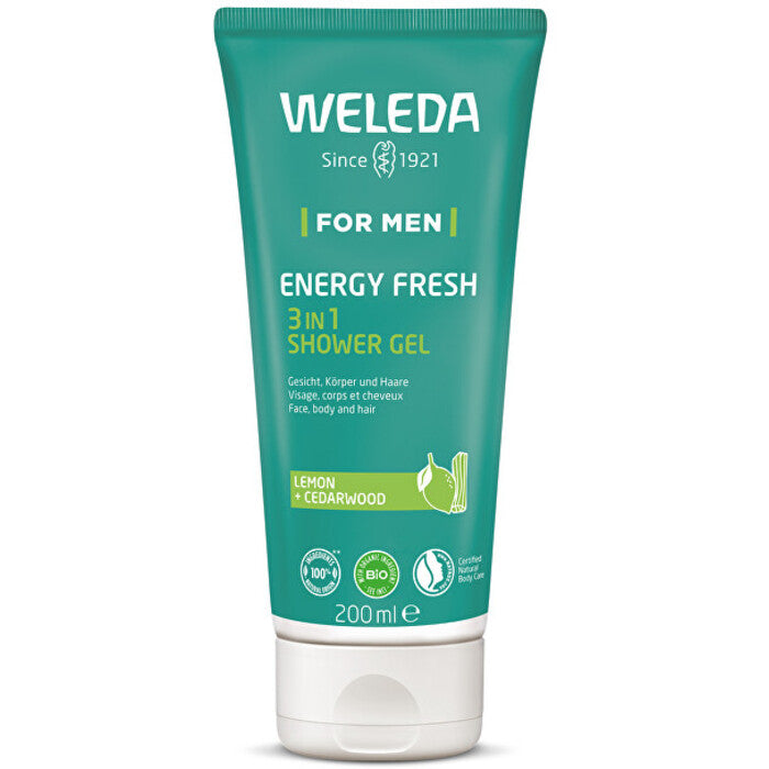 Weleda Men Energy Fresh 3in1 dušo želė