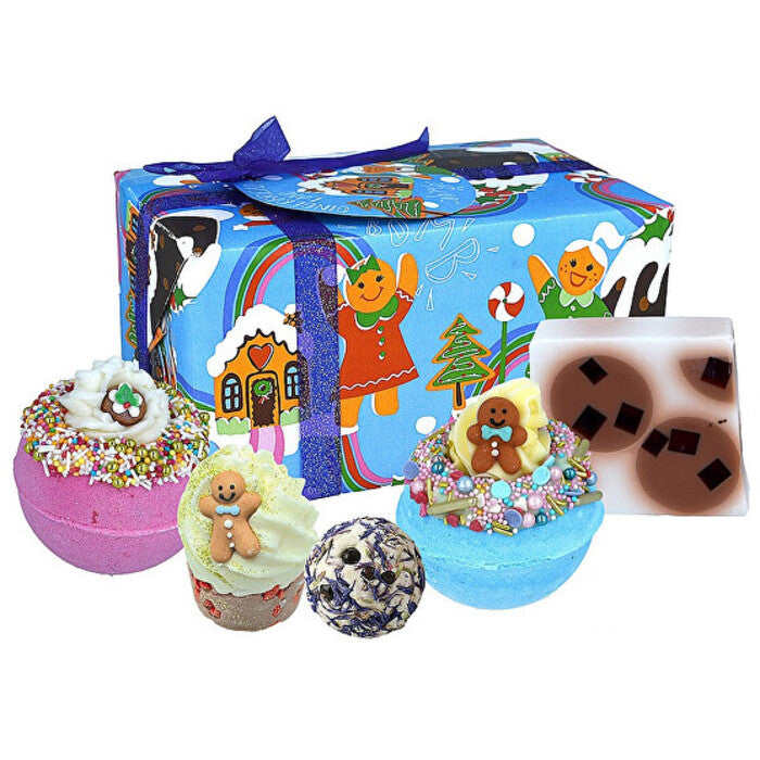 Bomb Cosmetics meduolinis rinkinys „Gingerbread Lir“ – dovanų rinkinys