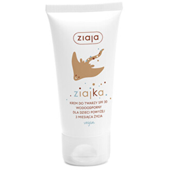 Ziaja Kids Ziajka Sun Face Cream SPF 30 - Apsauginis veido kremas vaikams nuo 3 mėnesių