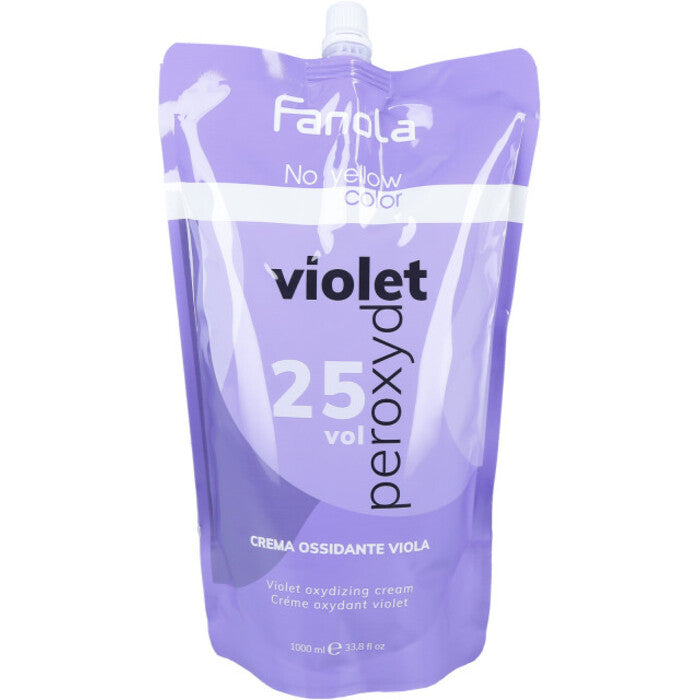 Fanola No Yellow Color Violet Peroxyde 7% 25 Vol. - Kreminis oksidantas