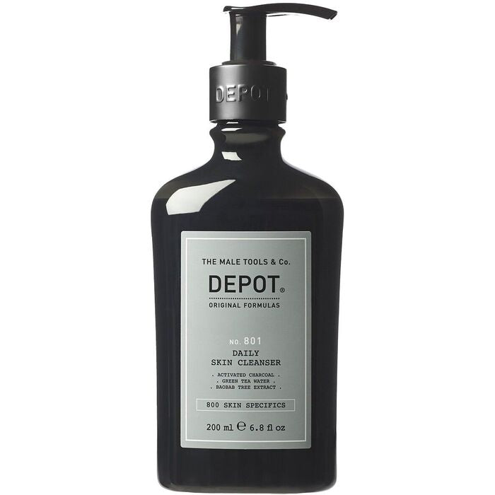 Depot No. 801 Daily Skin Cleanser – valomasis gelis su aktyvuota anglimi