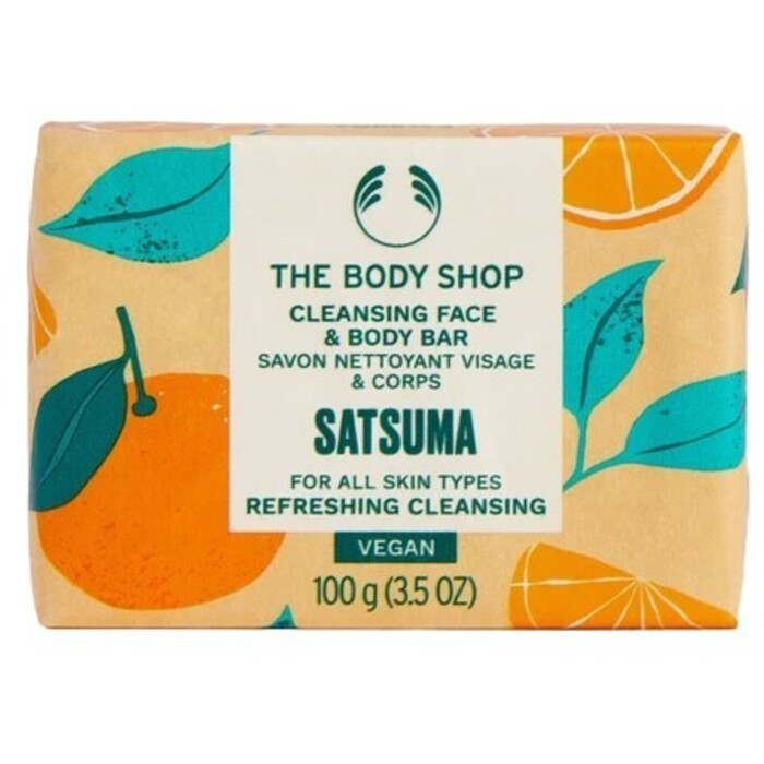 The Body Shop Satsuma valomasis veido ir kūno baras