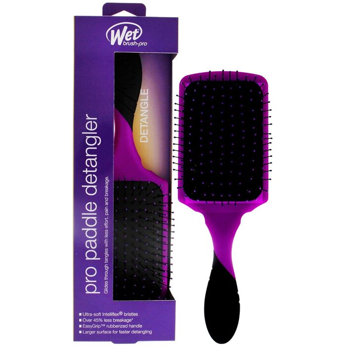 Wet Brush Pro Paddle iššukavimo žnyplės, violetinės spalvos