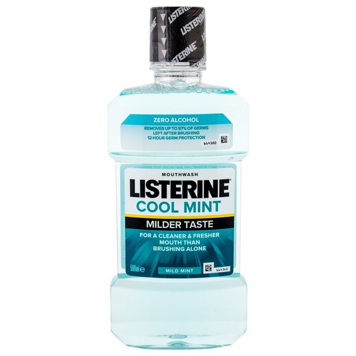 Listerine Cool Mint švelnesnio skonio burnos skalavimo skystis