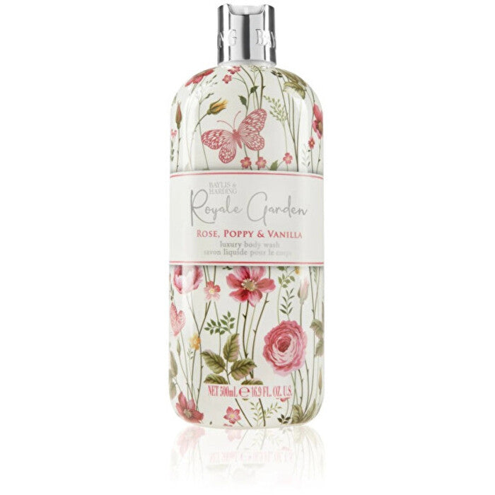 Baylis & Harding Rose, Poppy & Vanilla Luxury Body Wash – dušo želė