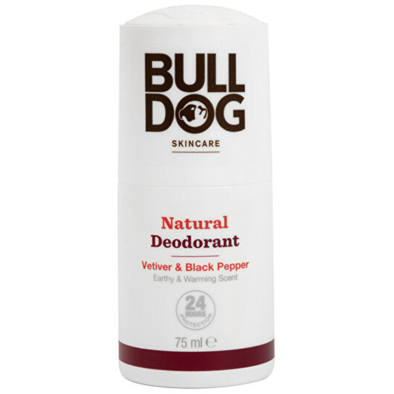 Bulldog Vetiver & Black Pepper Natural Dezodorantas – natūralus rutulinis dezodorantas