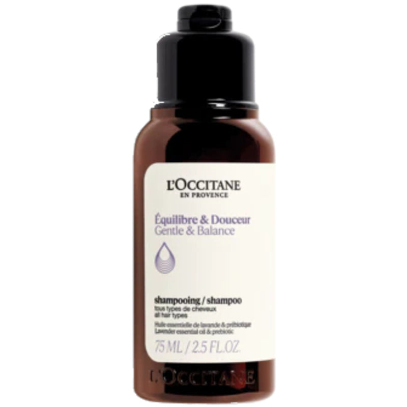 L'occitane Gentle & Balance Šampūnas – šampūnas atkuriantis galvos odos pusiausvyrą