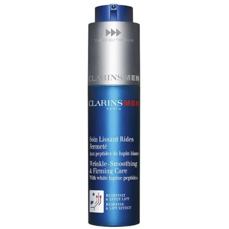 „Clarins Men Wrinkle-Smoothing & Firming Care“ – raukšles lyginantis ir stangrinantis kremas vyrams