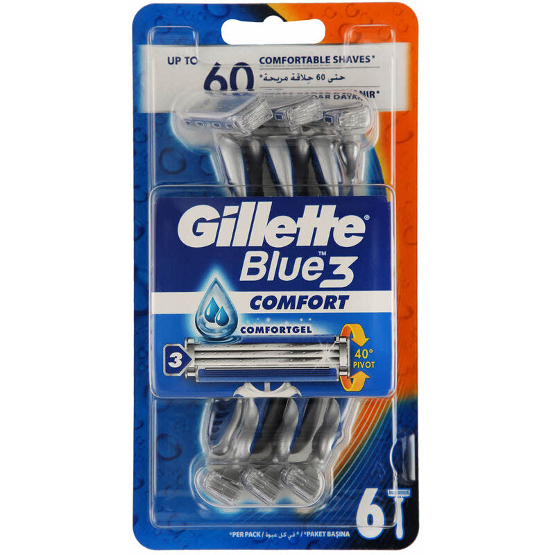 Gillette „Blue3 Comfort“ – avariniai skustuvai