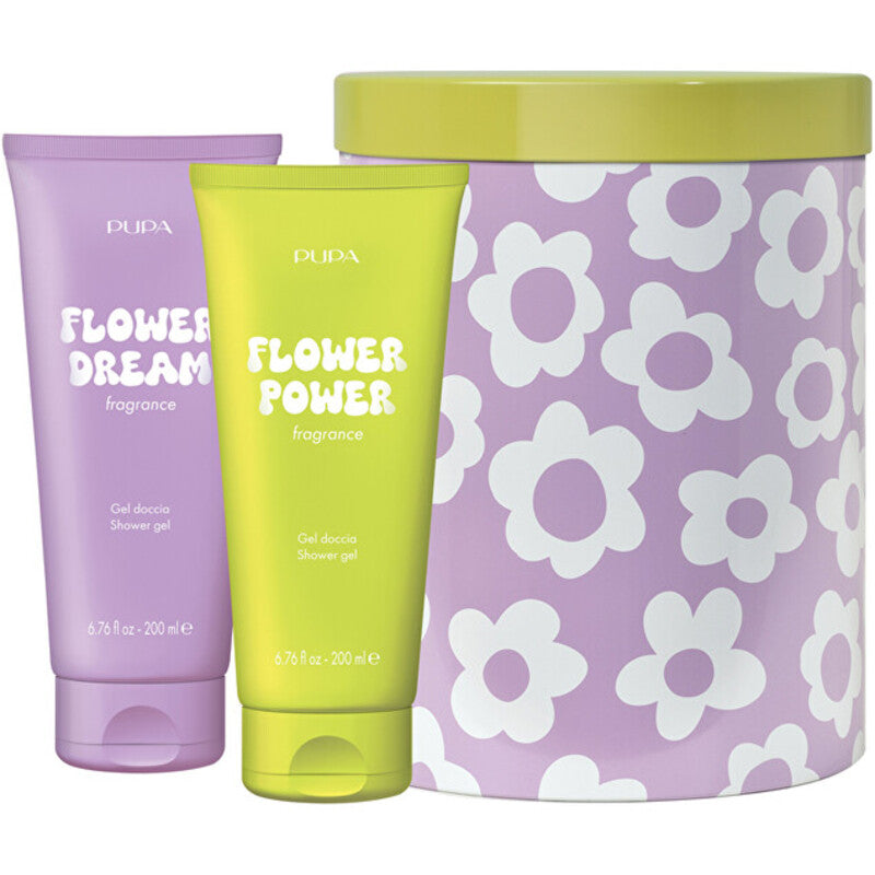 „Pupa Flower Dream & Flower Power“ dovanų rinkinys „Happy Box“, 3 vnt.