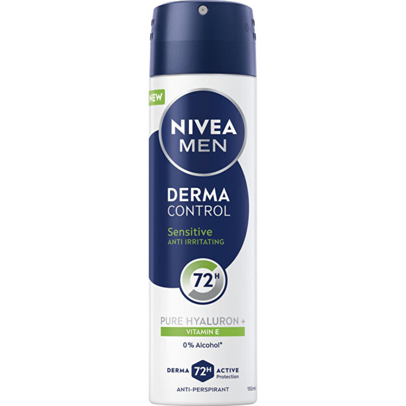 „Nivea Men Derma Control Sensitive“ antiperspirantasas – antiperspirantasas jautriai odai.