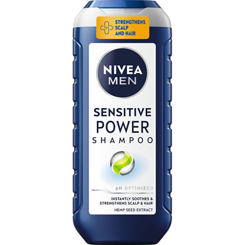 „Nivea Men Sensitive Power“ šampūnas – šampūnas vyrams jautriai galvos odai