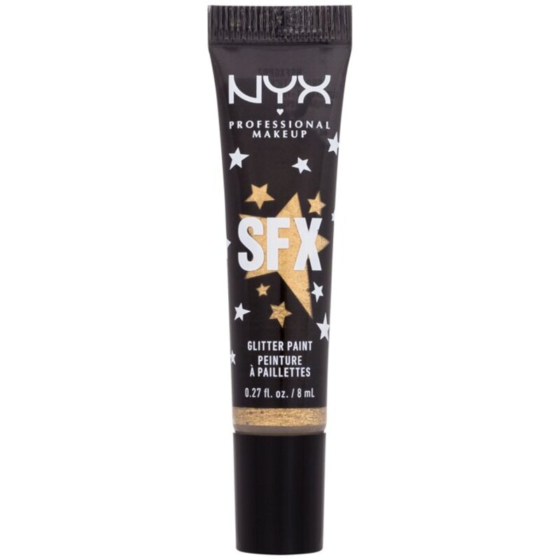 Nyx SFX blizgučiai - blizgučiais nudažyti akių ir veido dažai moterims, 8 ml