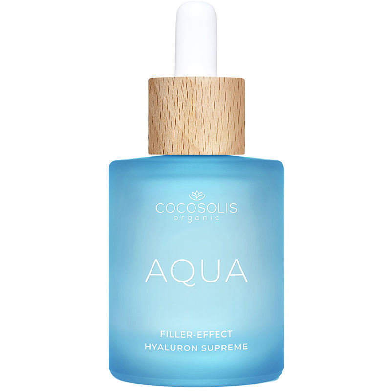„Cocosolis AQUA Filler Effect Hyaluron Supreme“ – drėkinamasis serumas jaunatviškai išvaizdai.