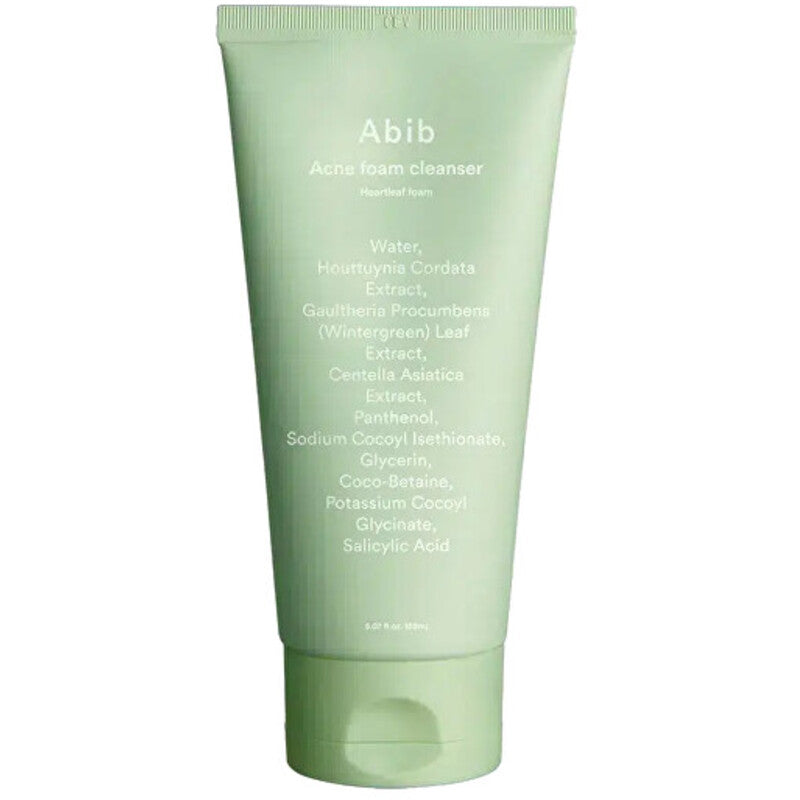 „Abib Heartleaf Acne Foam Cleanser“ valomosios putos probleminei odai