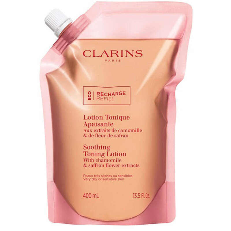 Clarins raminamasis tonizuojantis losjonas labai sausai arba jautriai odai, papildymas – losjonas