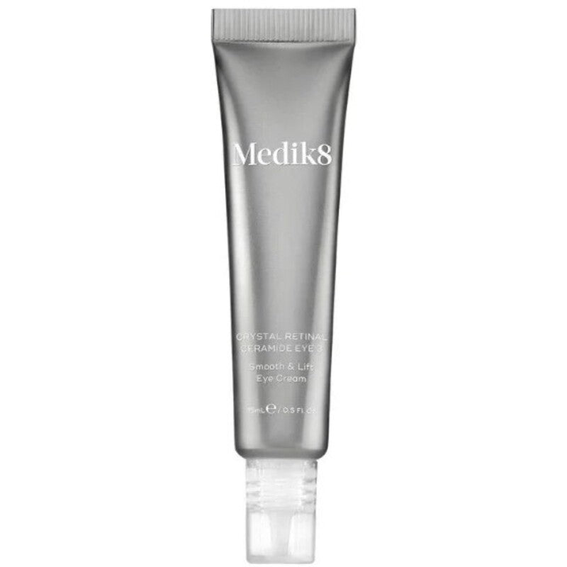 Medik8 Crystal Retinal Ceramide Eye 3 Smooth & Lift paakių kremas – naktinis atjauninantis paakių kremas