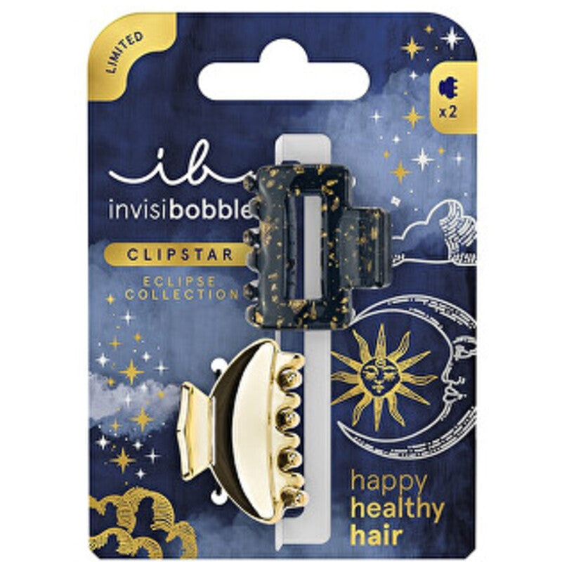 Invisibobble Clipstar S Eclipse Lunar Glam - Plaukų segtukas (2 vnt.)