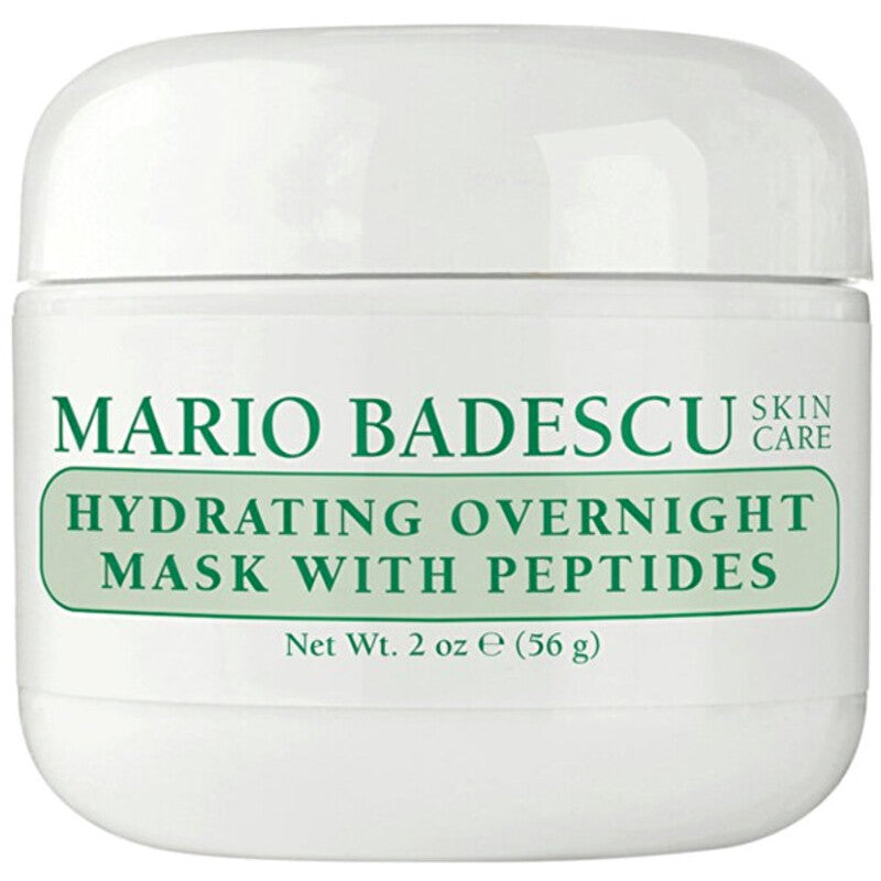 Mario Badescu Drėkinamoji naktinė kaukė su peptidais – drėkinamoji ir maitinamoji naktinė kaukė nuo senėjimo.