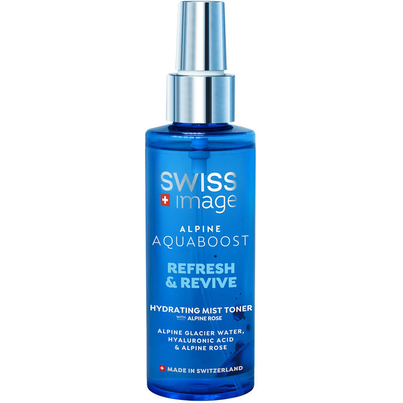 Swiss Image „Aquaboost Care Alpine Aquaboost Hydrating Mist Toner“ – drėkinamasis veido dulksna