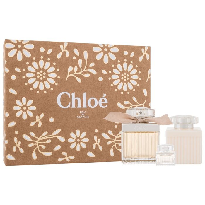 Chloé dovanų rinkinys EDP 75 ml kūno losjonas 100 ml ir Chloé minature EDP 5 ml
