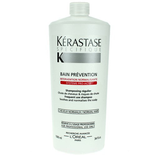 Kérastase Specifique Bain Prevention Shampoo Help Reduce Hair Loss – šampūnas nuo plaukų slinkimo, skirtas dažnam naudojimui.