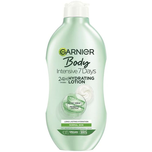 GARNIER Drėkinamasis kūno losjonas su alaviju (intensyvus 7 dienų poveikis) 400 ml