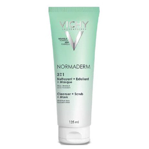„Vichy Normaderm Tri-Activ Cleanser“ – 3 viename priemonė odos netobulumams valyti.
