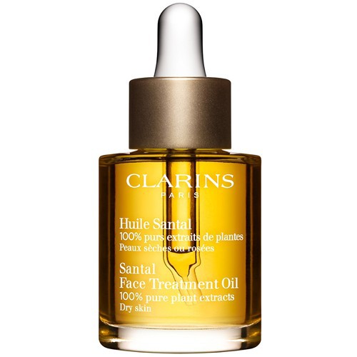 Clarins Santal Face Treatment Oil sausai odai – raminantis odos aliejus