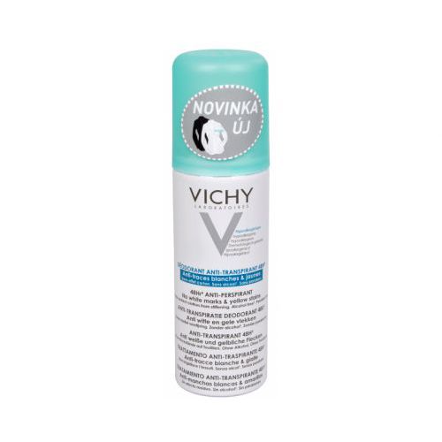 Vichy 48 valirų antiperspirantasinis purškalas nuo baltų ir geltonų dėmių