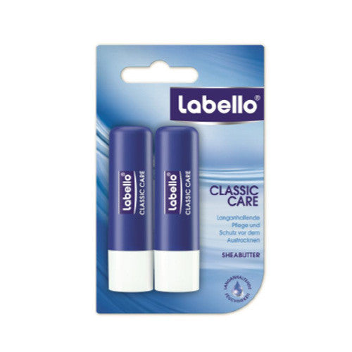 Labello Classic Care - lūpų balzamas 2 vnt