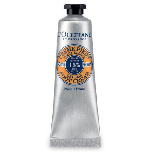 „L'occitane“ pėdų kremas su 15 % taukmedžio sviesto.