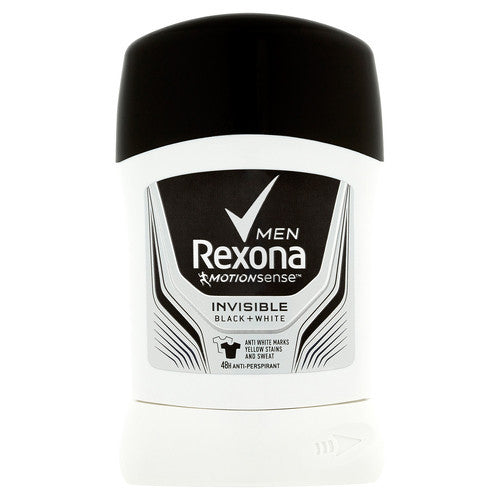 Rexona Men Motionsense Invisible Black+White dezodorantas