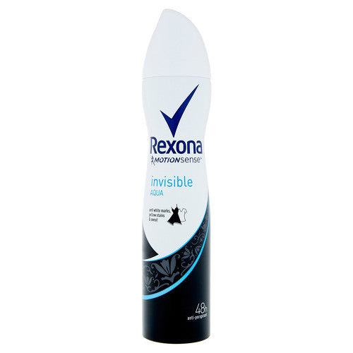 „Rexona Motionsense Invisible Aqua“ antiperspirantas – purškiamas antiperspirantas