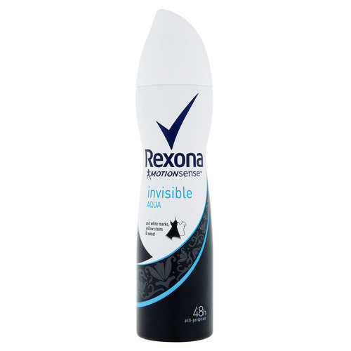 Rexona Motionsense Invisible Aqua antiperspirantas – purškiamas antiperspirantasas