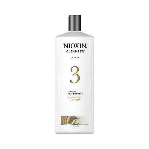 Nioxin System 3 valiklis ploniems plaukams, normaliems ir ploniems, chemiškai apdorotiems